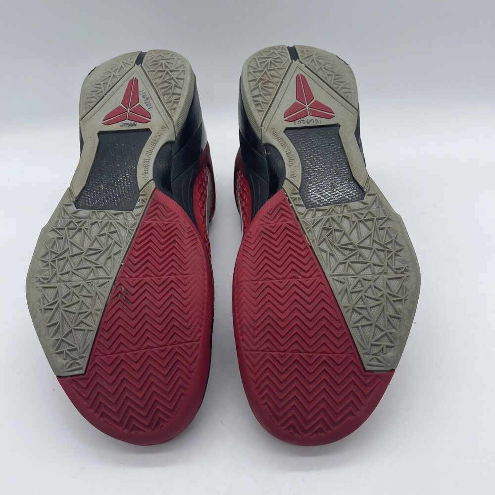 Nike Zoom Kobe 7 System TB Men's Size 12.5 Basketball Shoes 517359-600 Red/Black - Picture 9 of 10